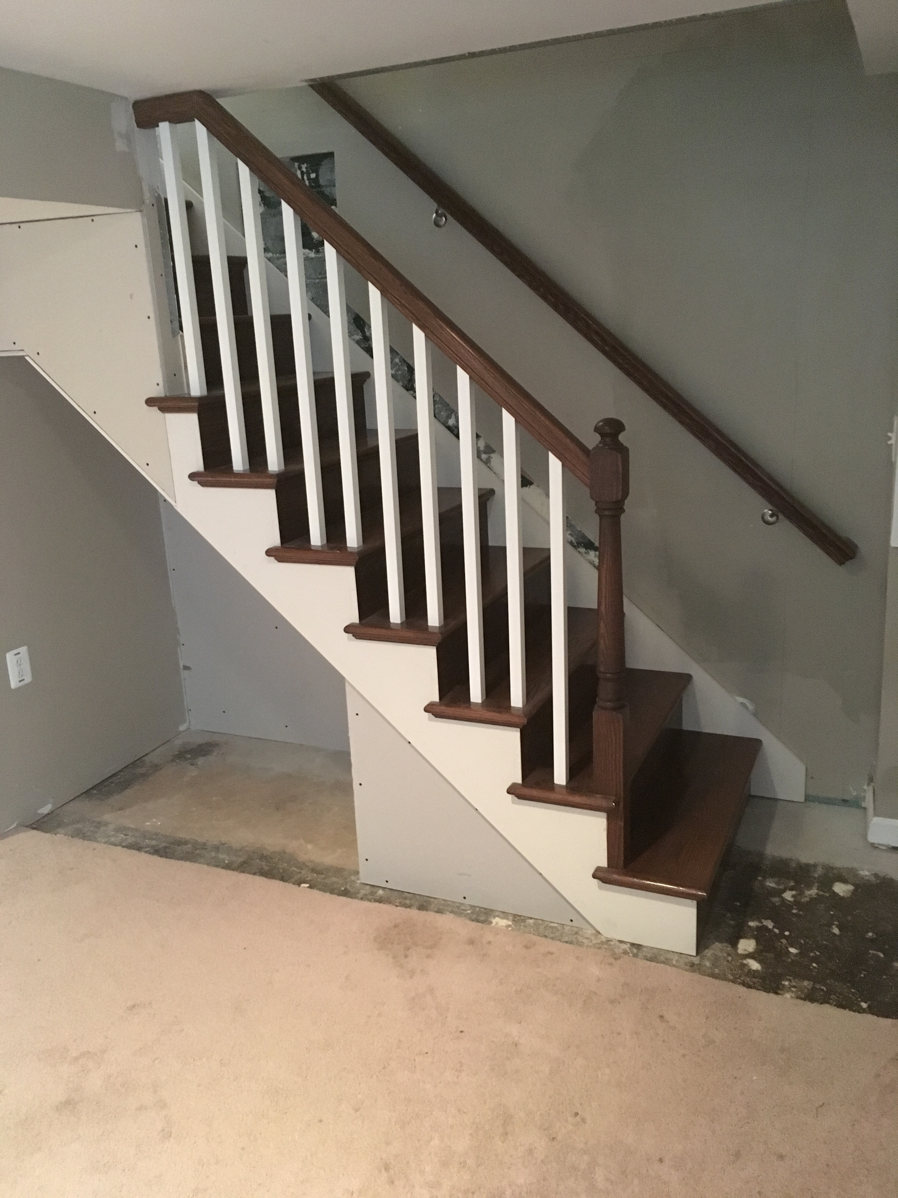 stair with open treads
